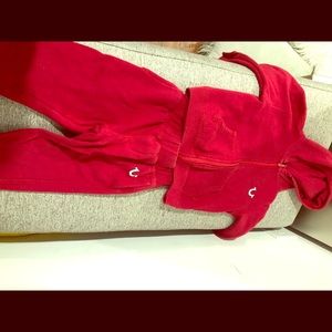 True religion sweatsuit red